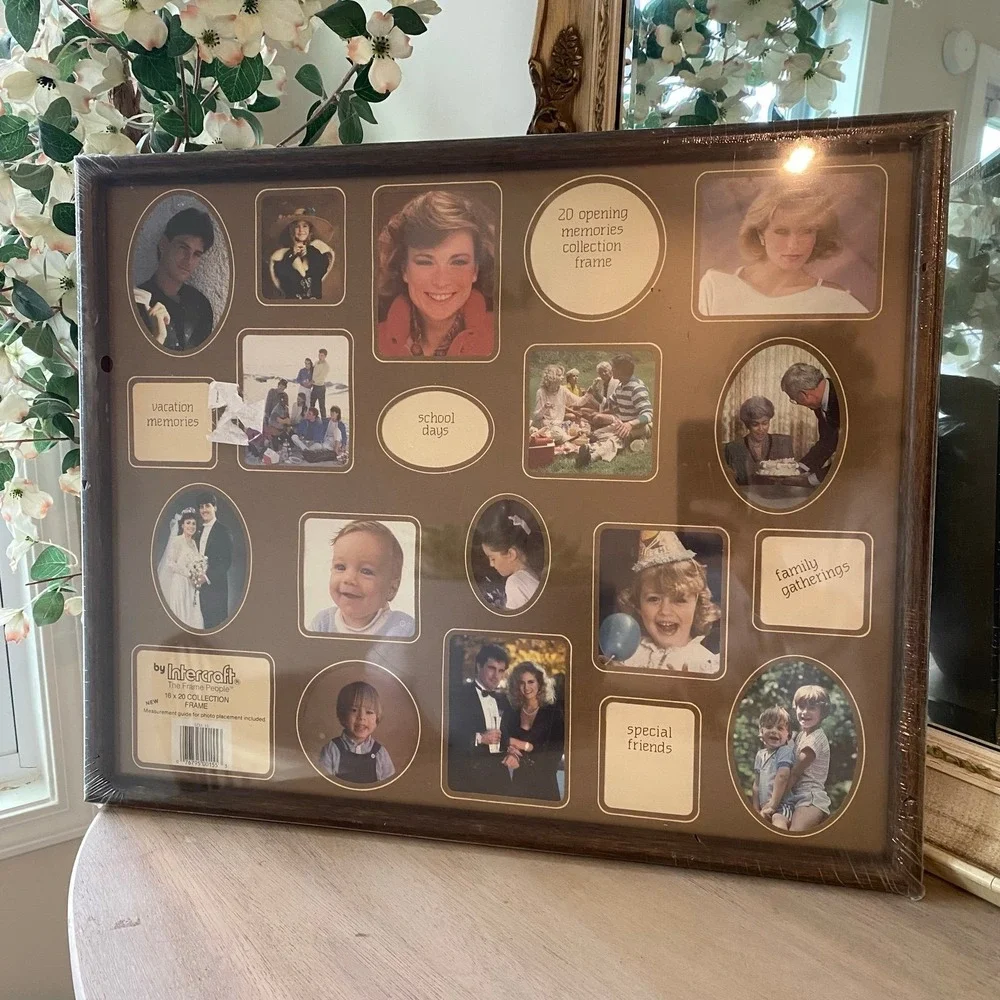 Vintage Collage Picture Frame 17x21